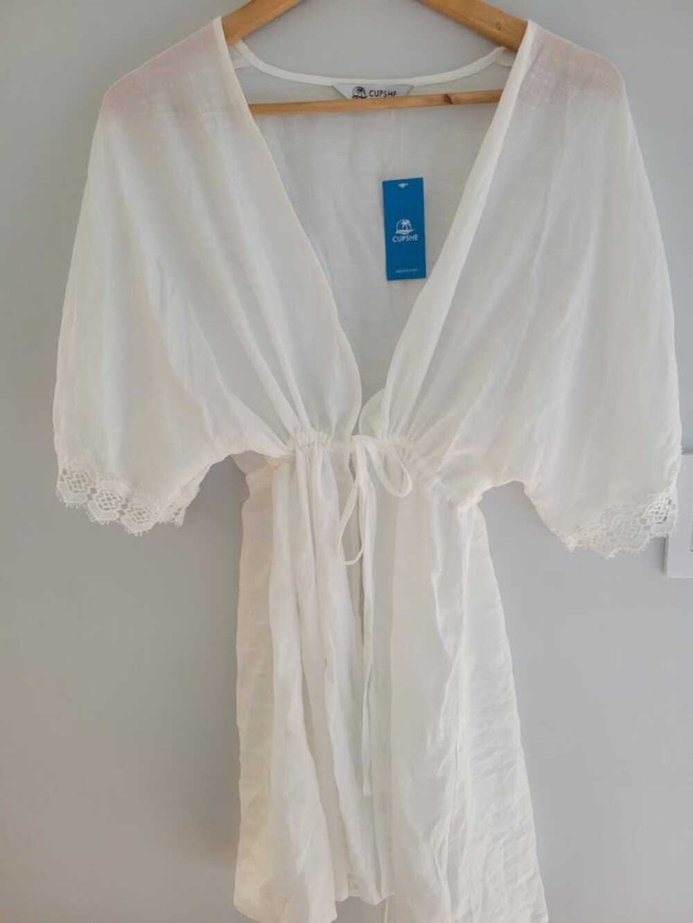 Women's Cupshe Swimsuit Cover-up, White